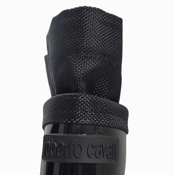 Roberto Cavalli Boots Black Rubber Rain 35 - Picture 3 of 12